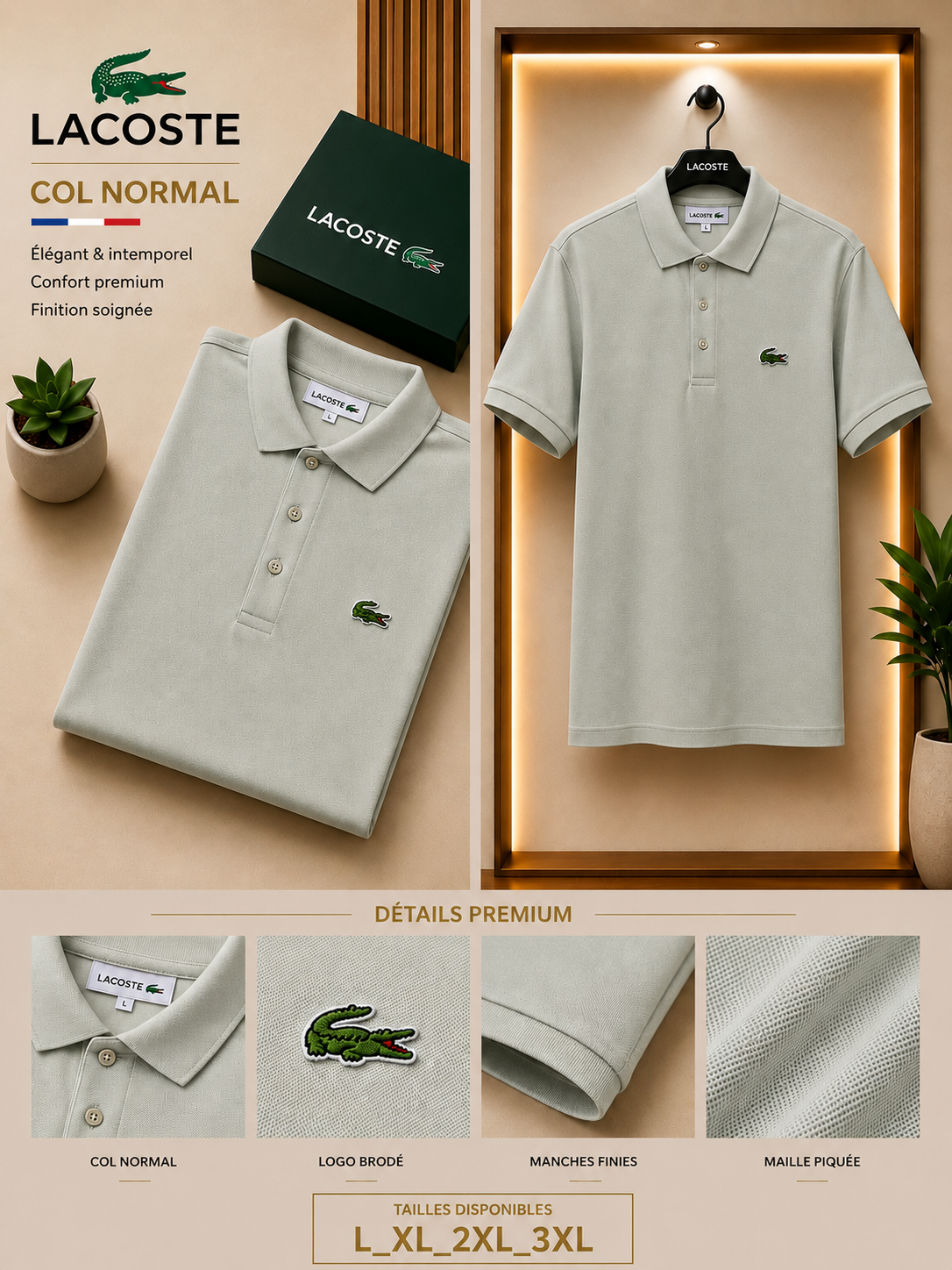 Lacoste / Polo col Normal