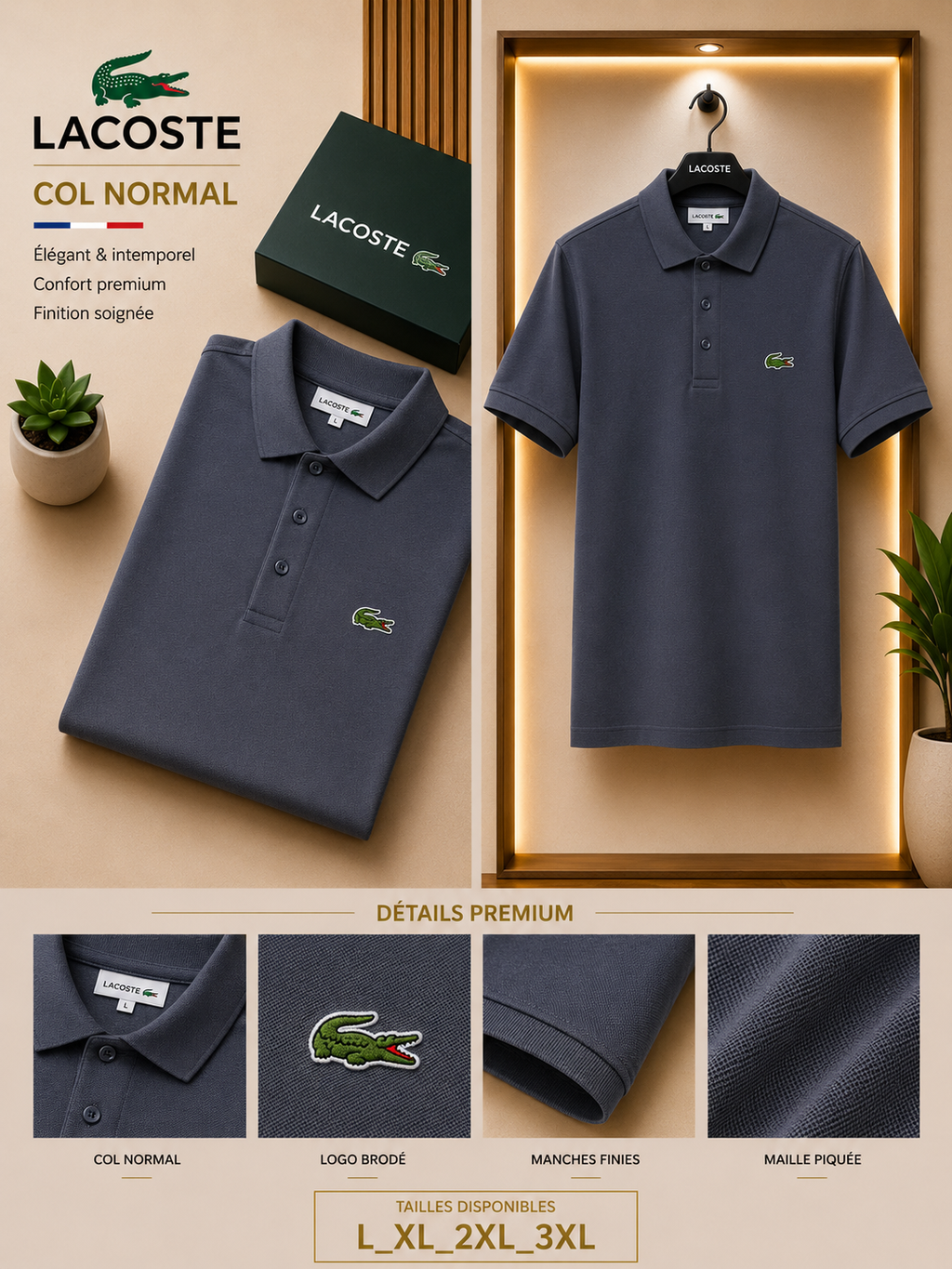 Lacoste / Polo col Normal