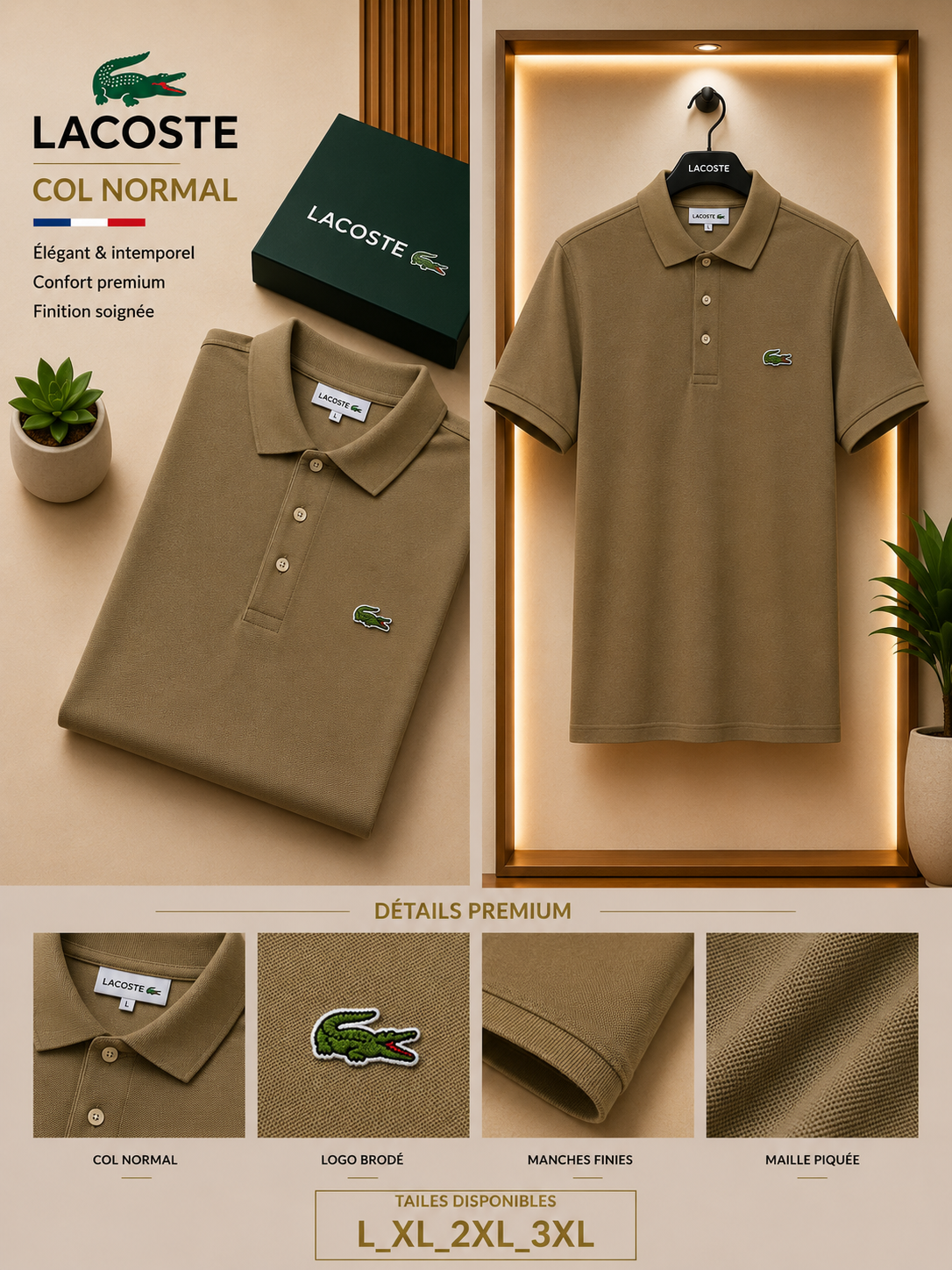 Lacoste / Polo col Normal