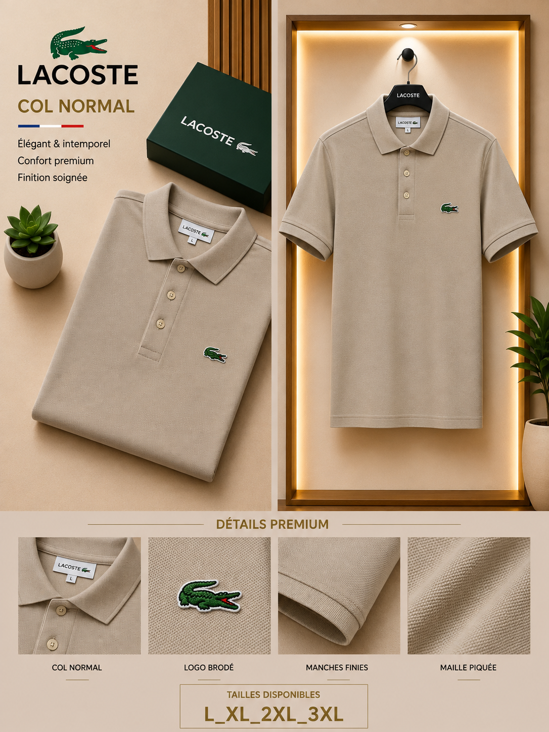 Lacoste / Polo col Normal