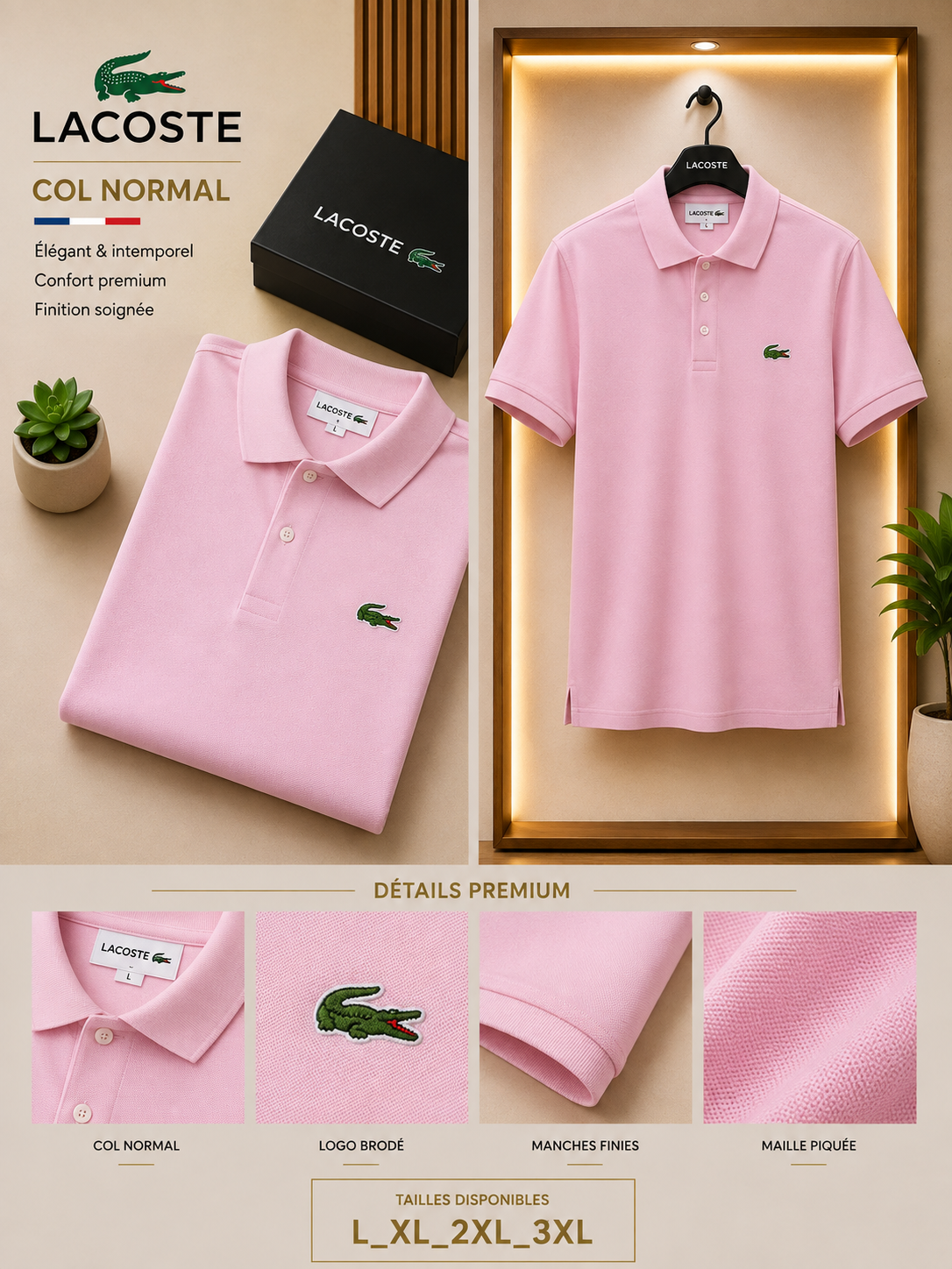 Lacoste / Polo col Normal